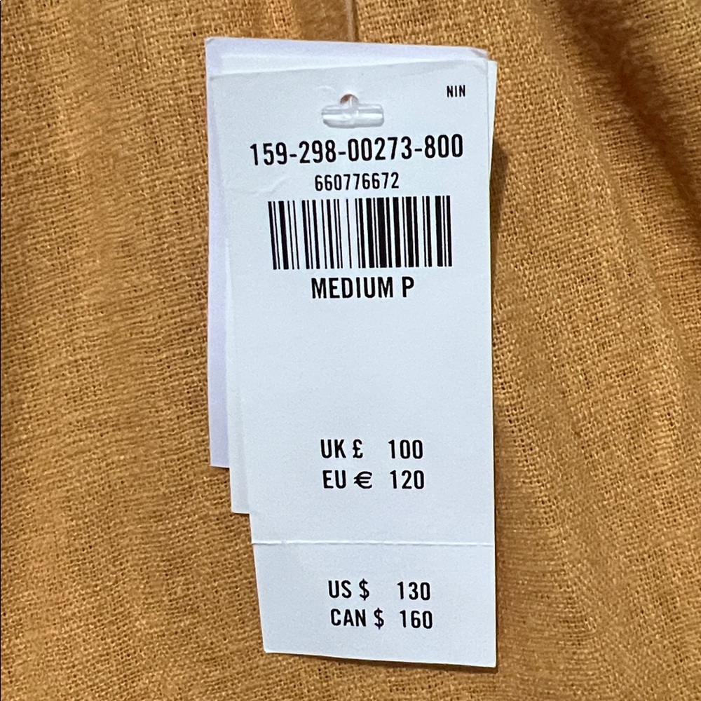 Abercrombie Yellow Tie-Back Babydoll Maxi Dress - Picture 8 of 8